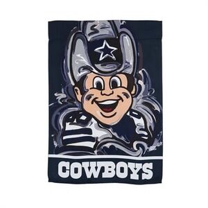 Evergreen Double Sided Justin Patten Team Garden Flag Dallas Cowboys 12.5" x 18"